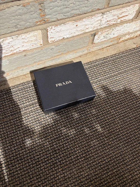 Prada Saffiano Leather Compact Wallet (snap closure zip coin compartment) - Picture 11 of 12